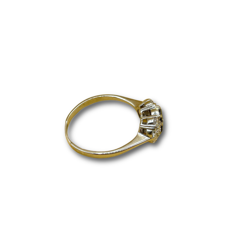 Saffier en .50ct diamant