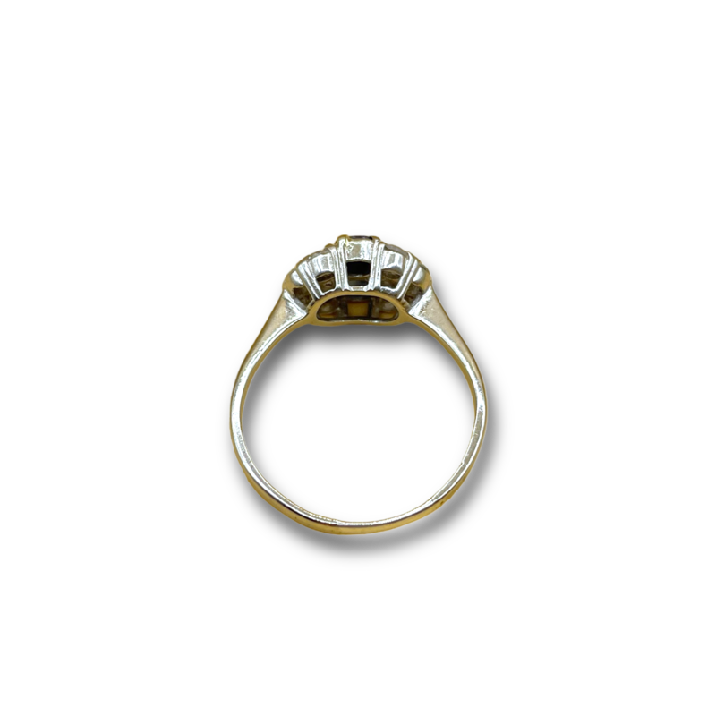 Saffier en .50ct diamant