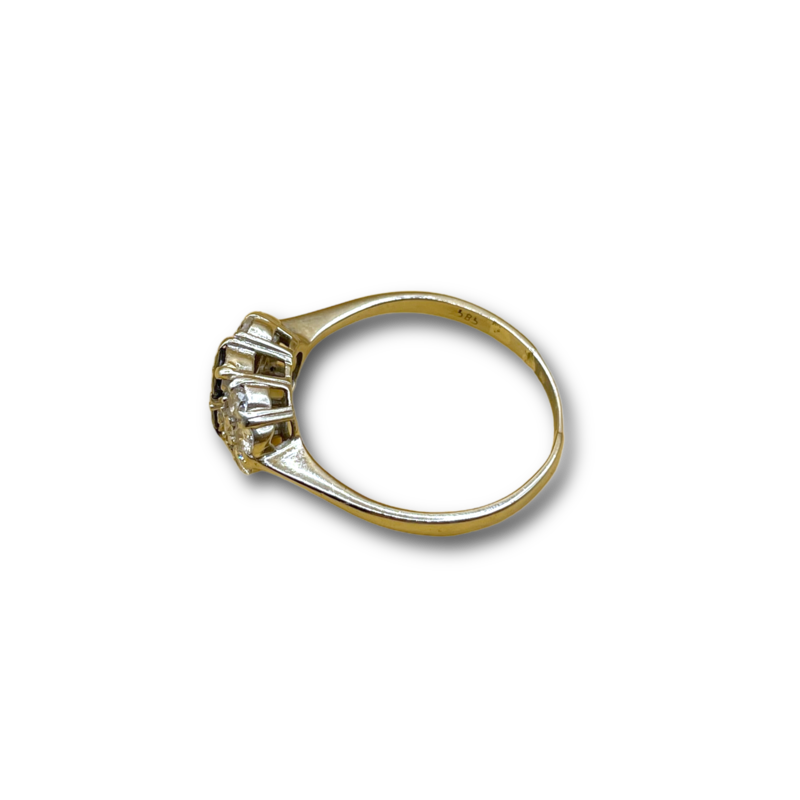Saffier en .50ct diamant