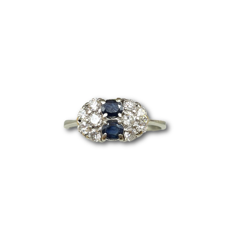Saffier en .50ct diamant