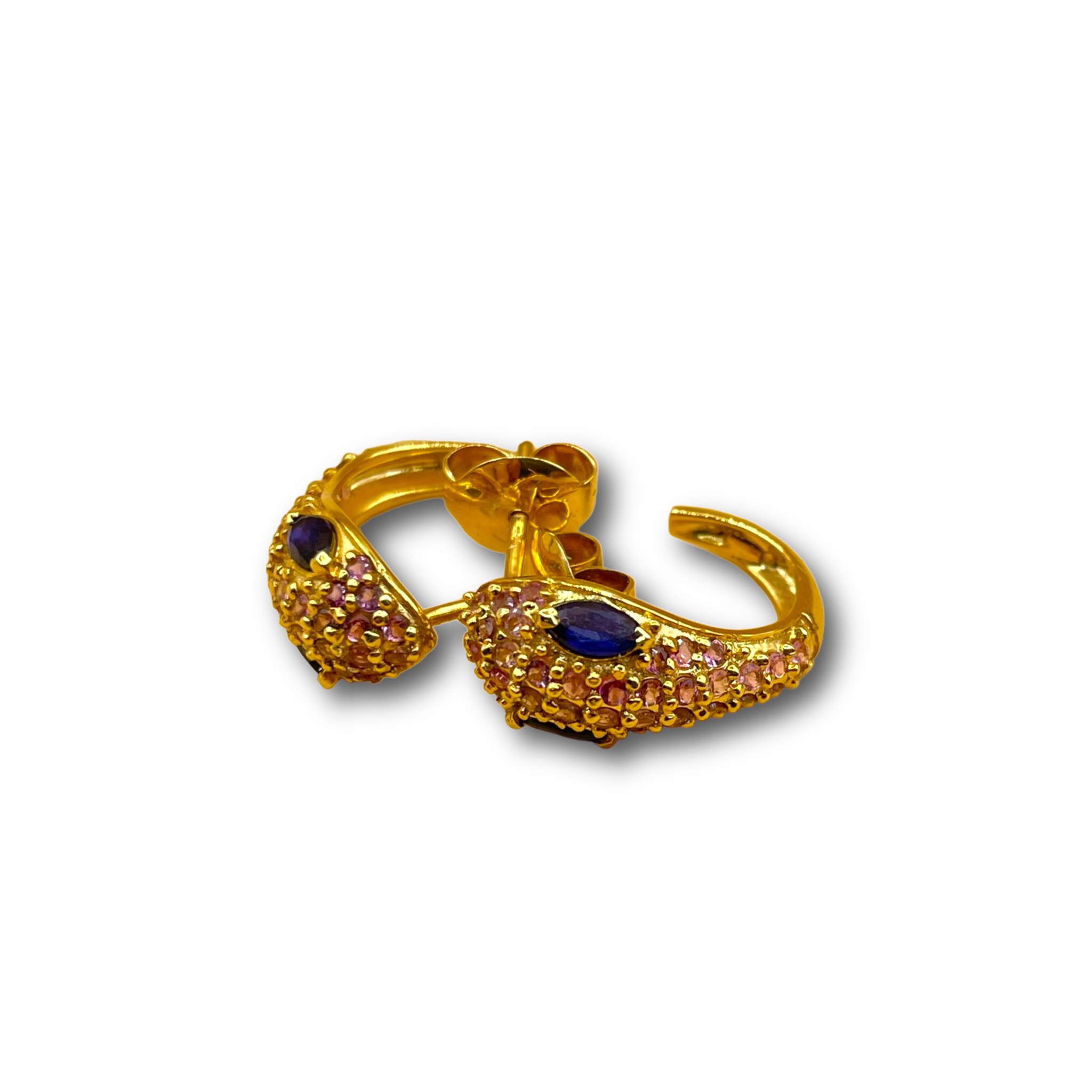 Slang toermalijn saffier