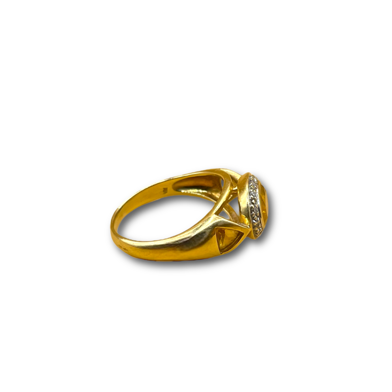 Citrine diamant