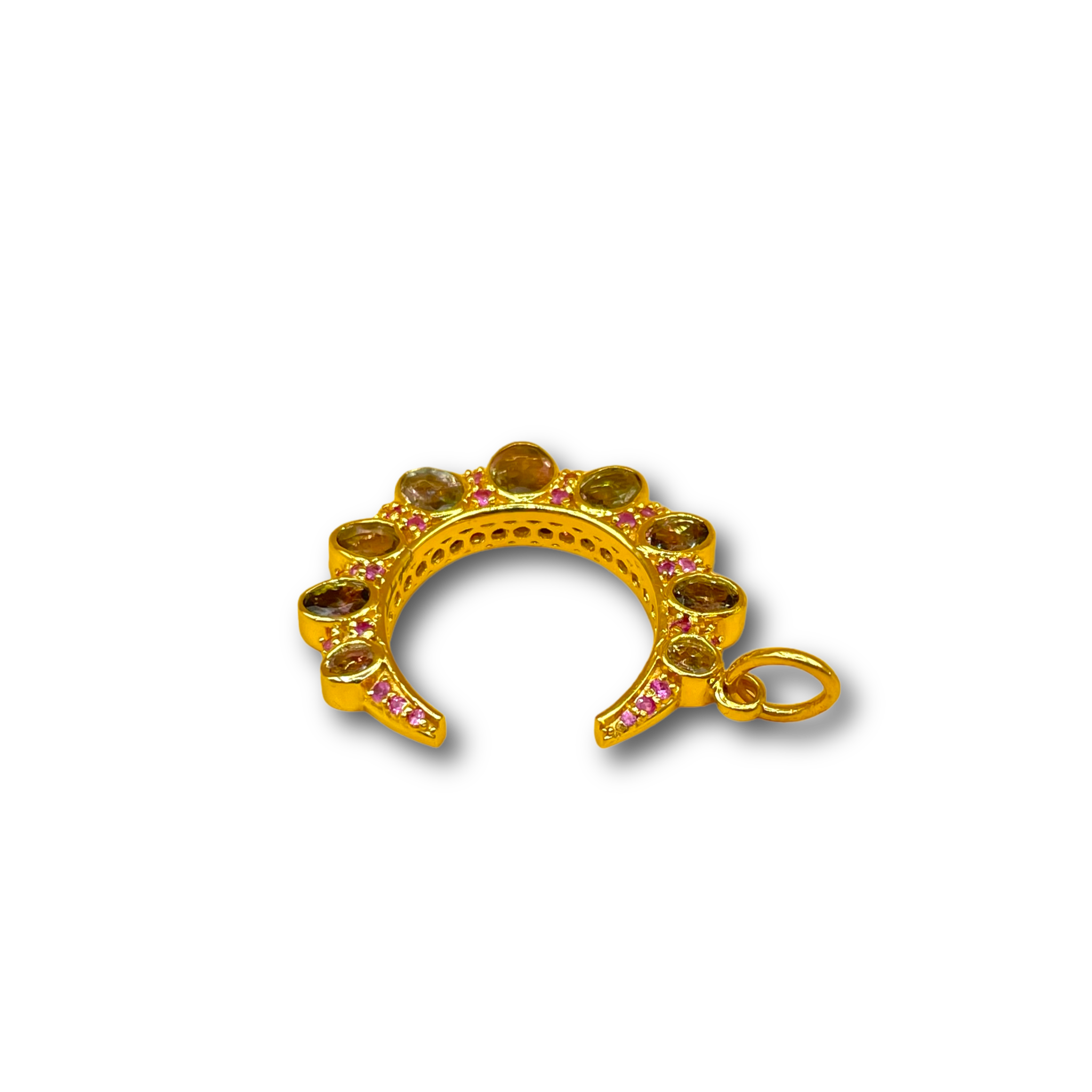 Crescent Maan watermeloen toermalijn