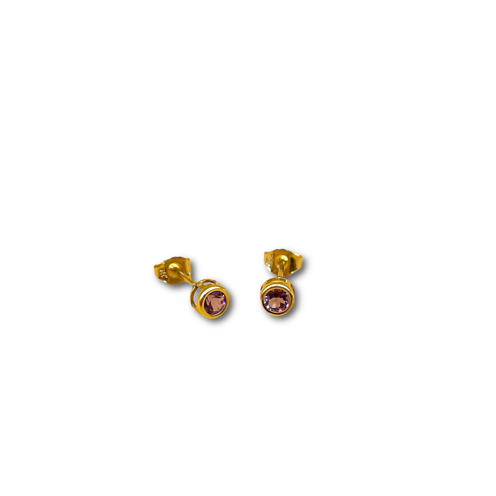 Amethyst stekers oorbel