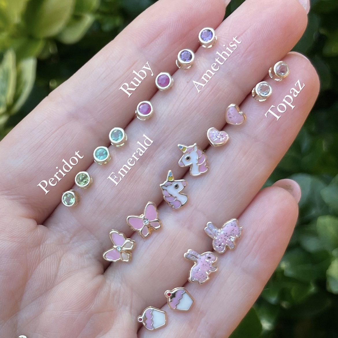 Smaragd stekers oorbel