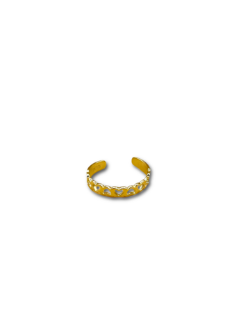Toe ring  hearts
