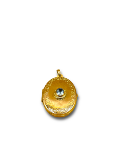 Topaz locket