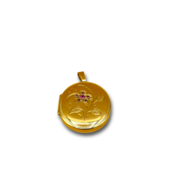 Ruby locket