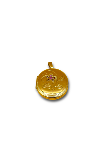 Ruby locket