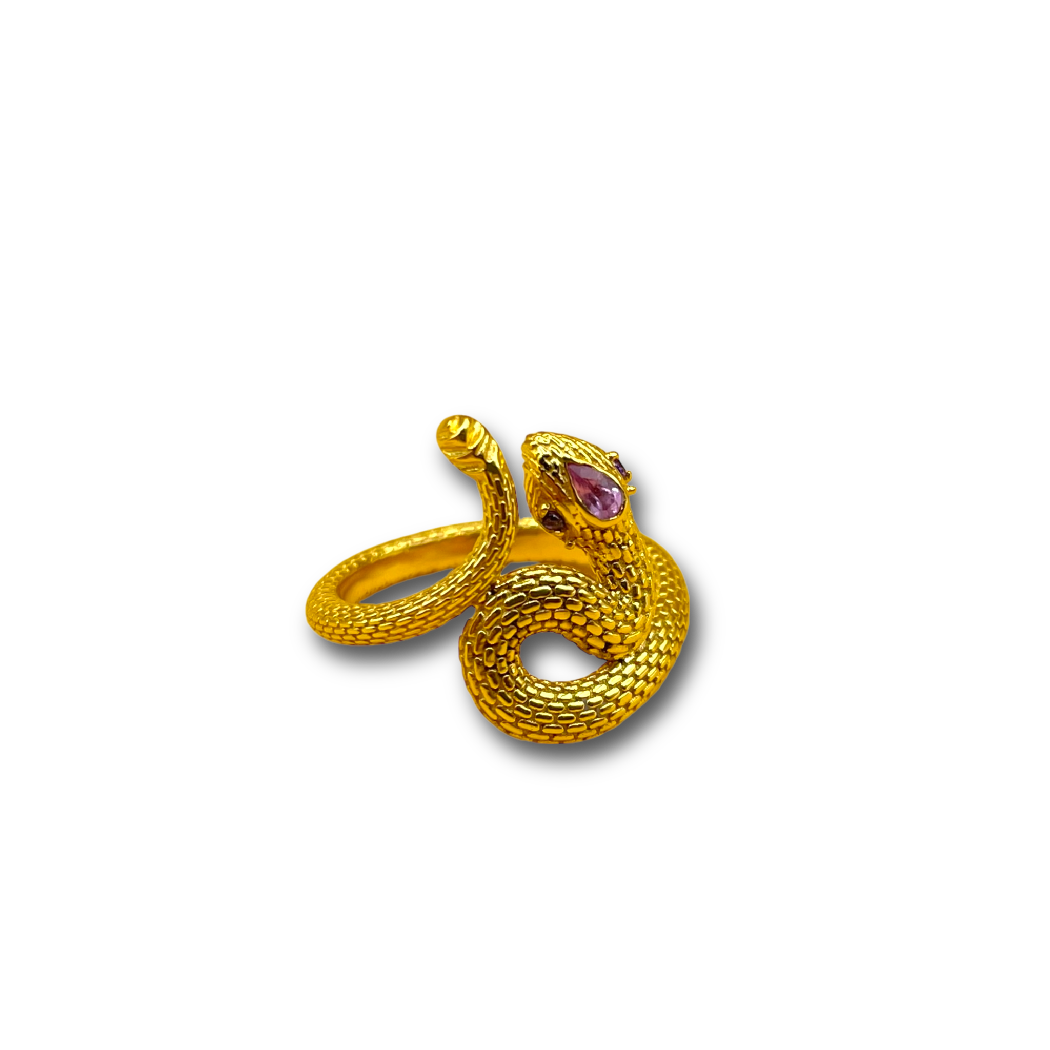 Slang roze toermalijn amethist