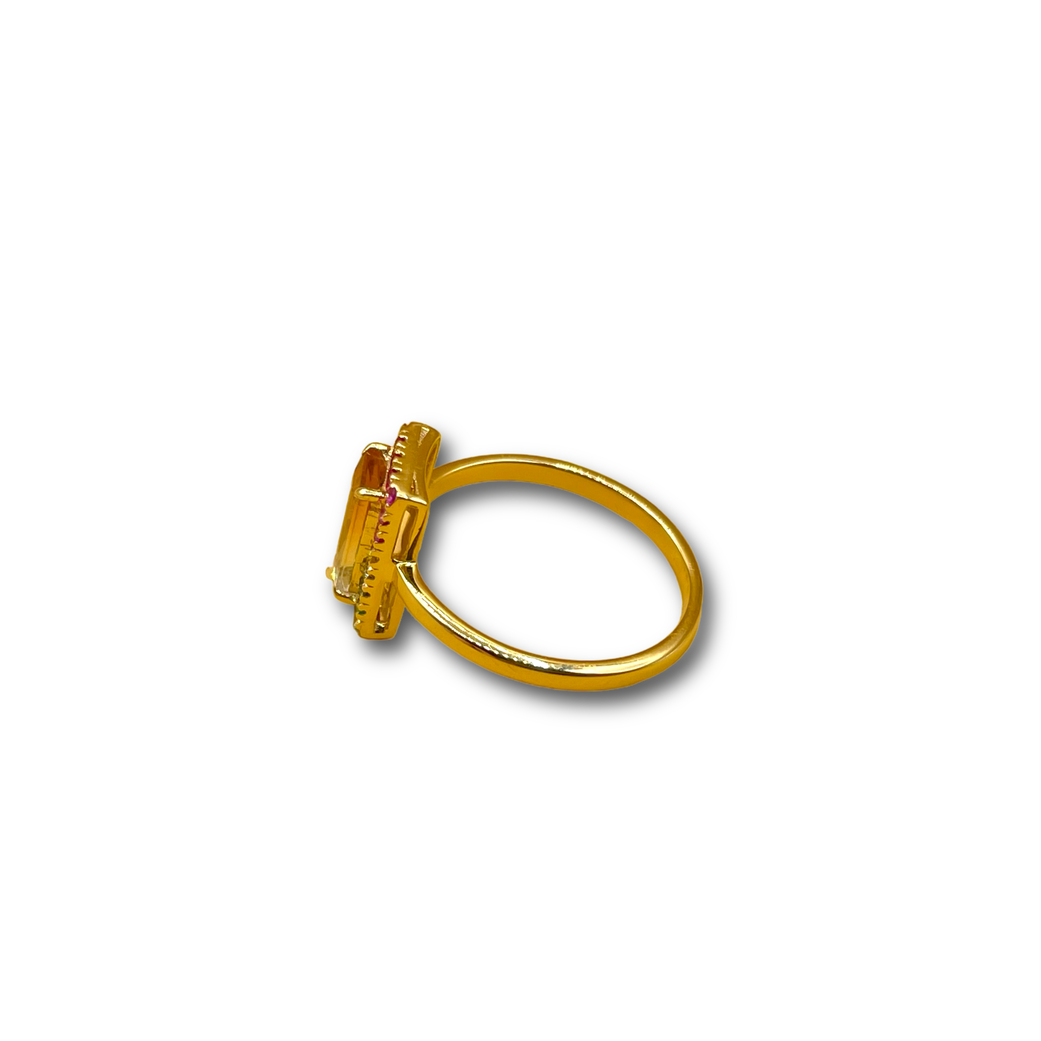 Rings Watermeloen toermalijn