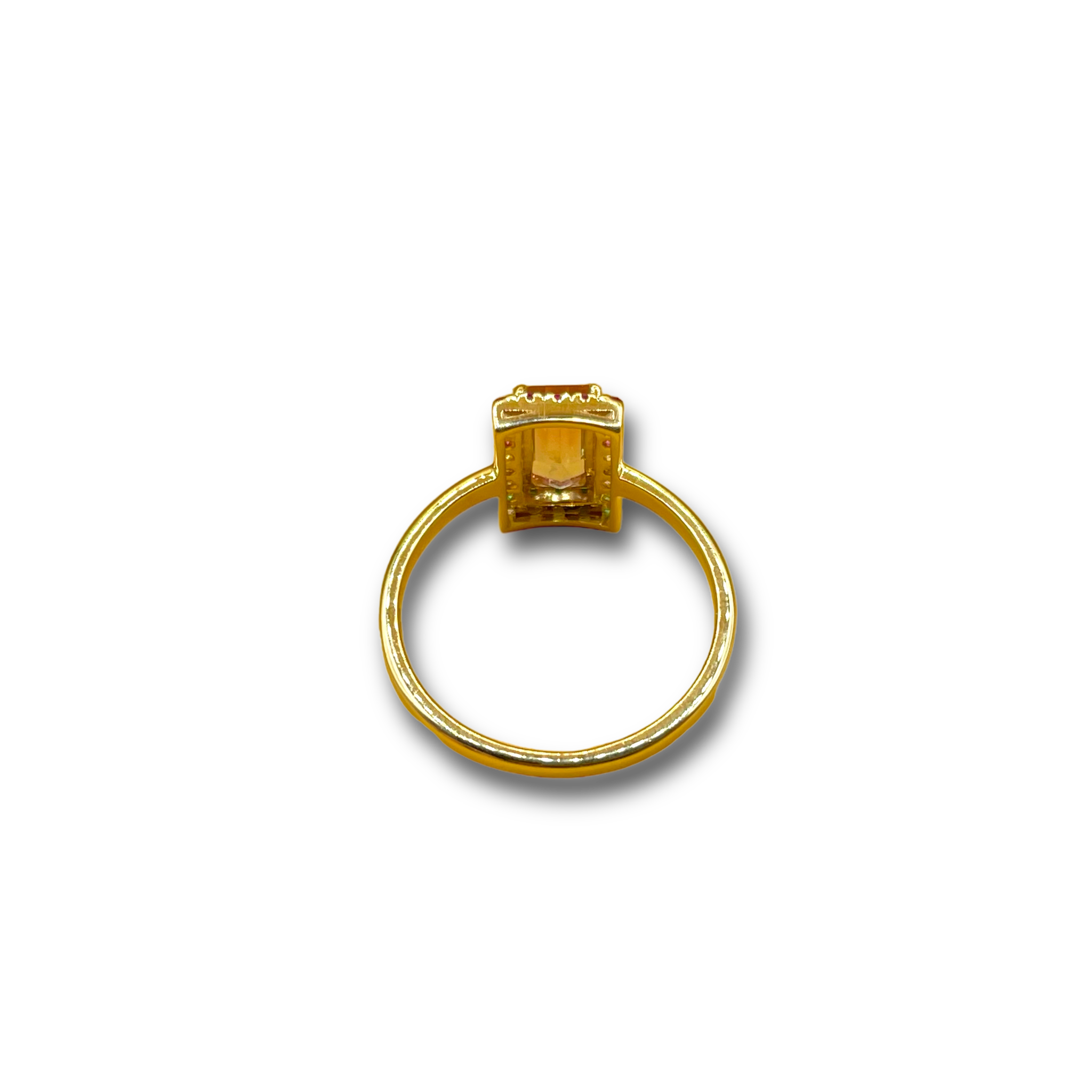 Rings Watermeloen toermalijn