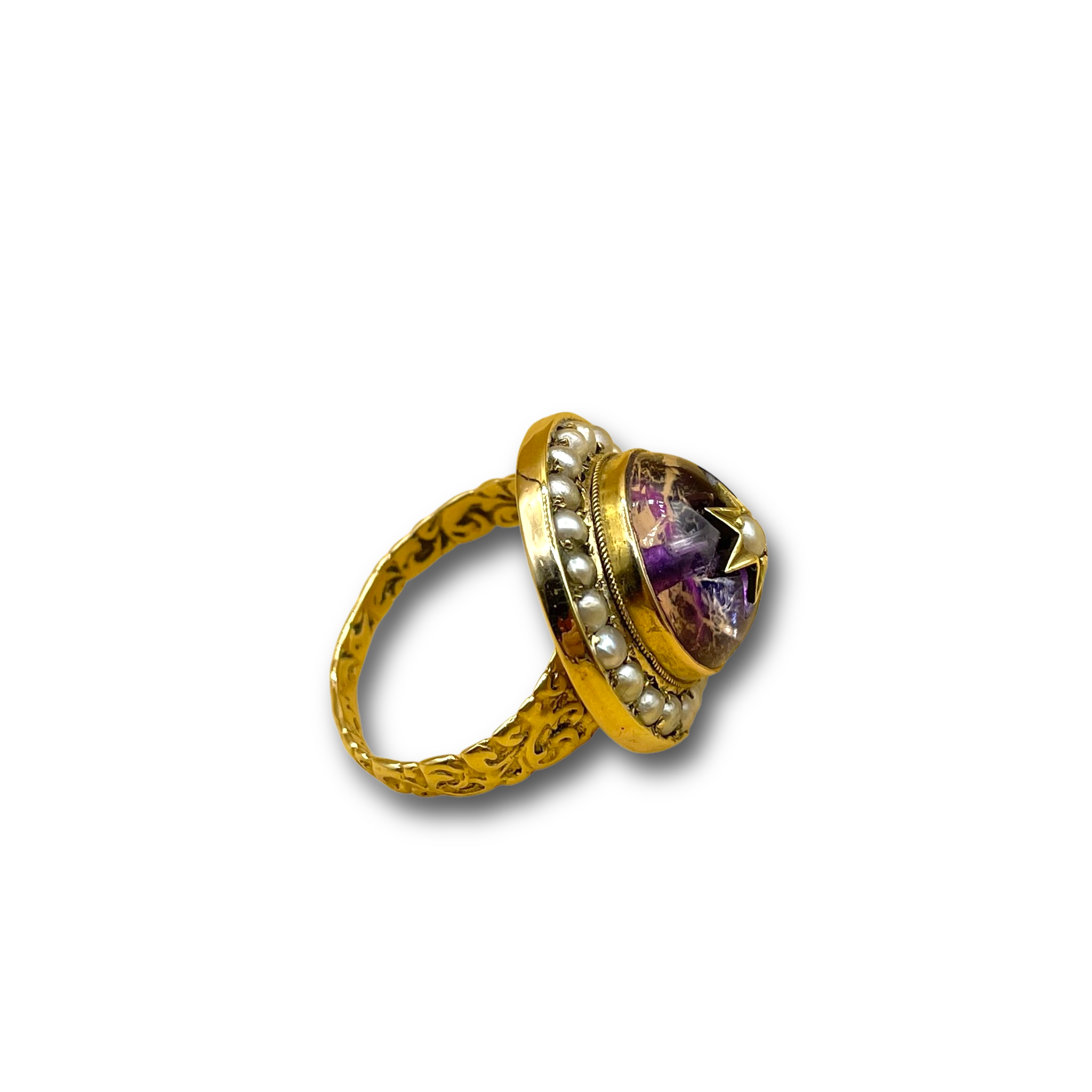 Amethist parels ster