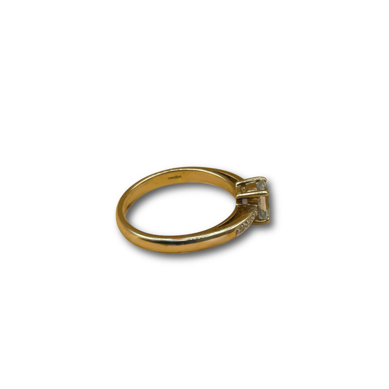 Aquamarijn diamant