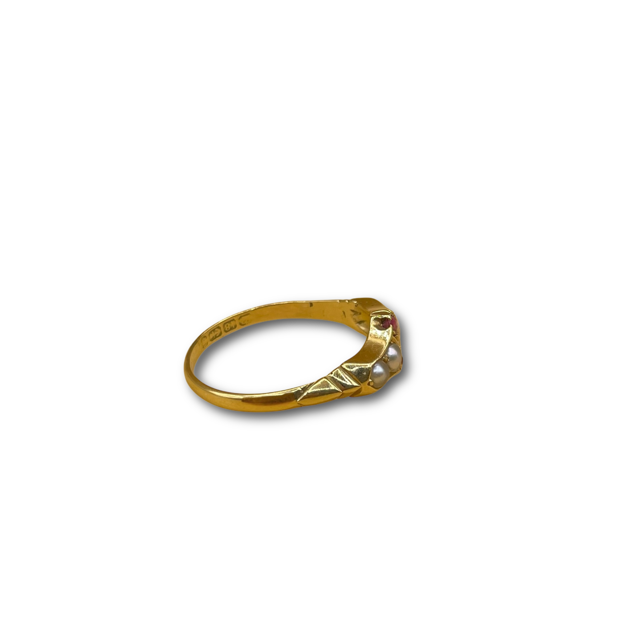 Robijn diamant parel