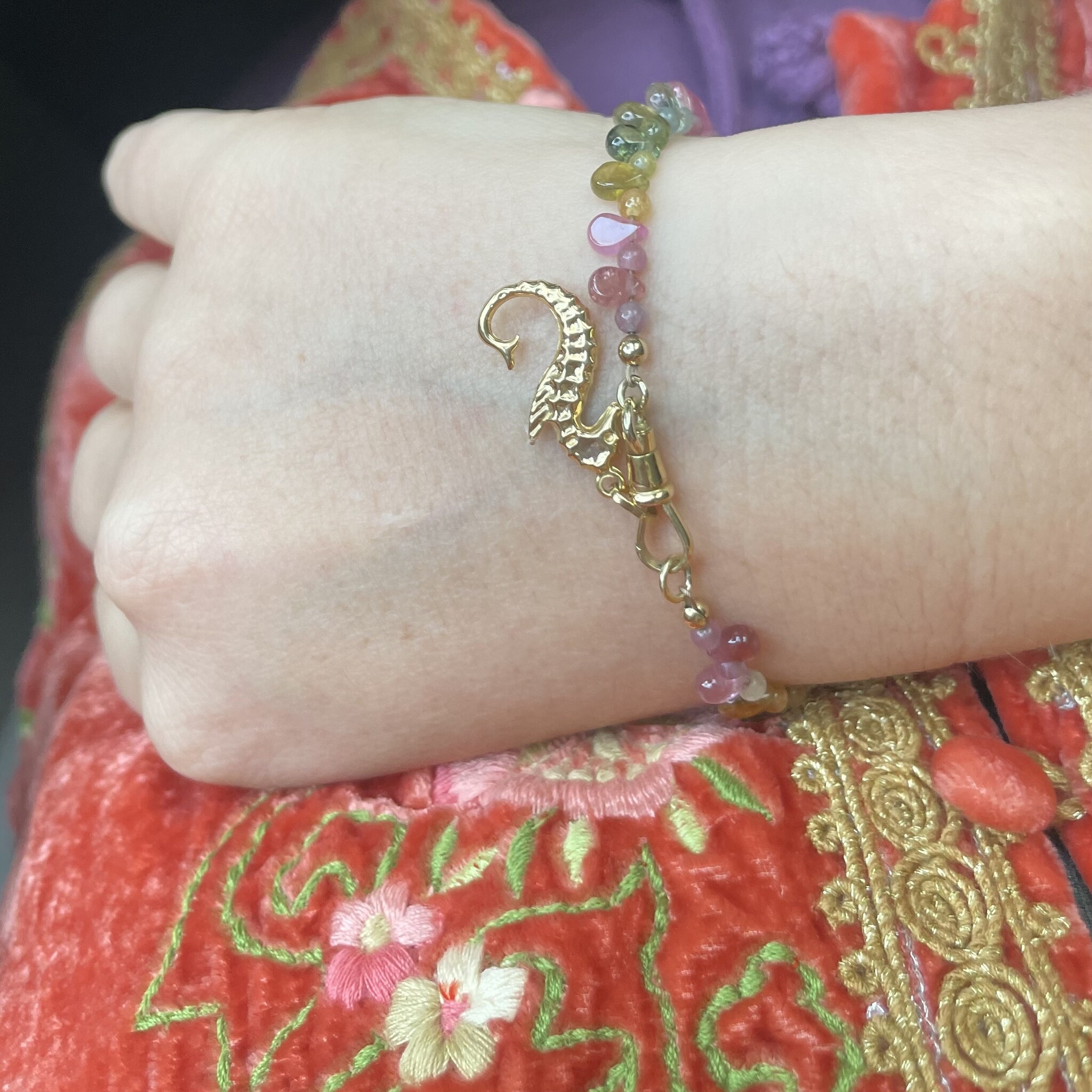 Teardrop Toermaline armband