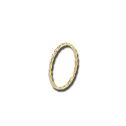 Stack band ring twist