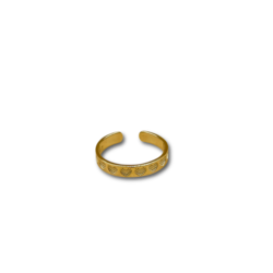 Hearts toe ring