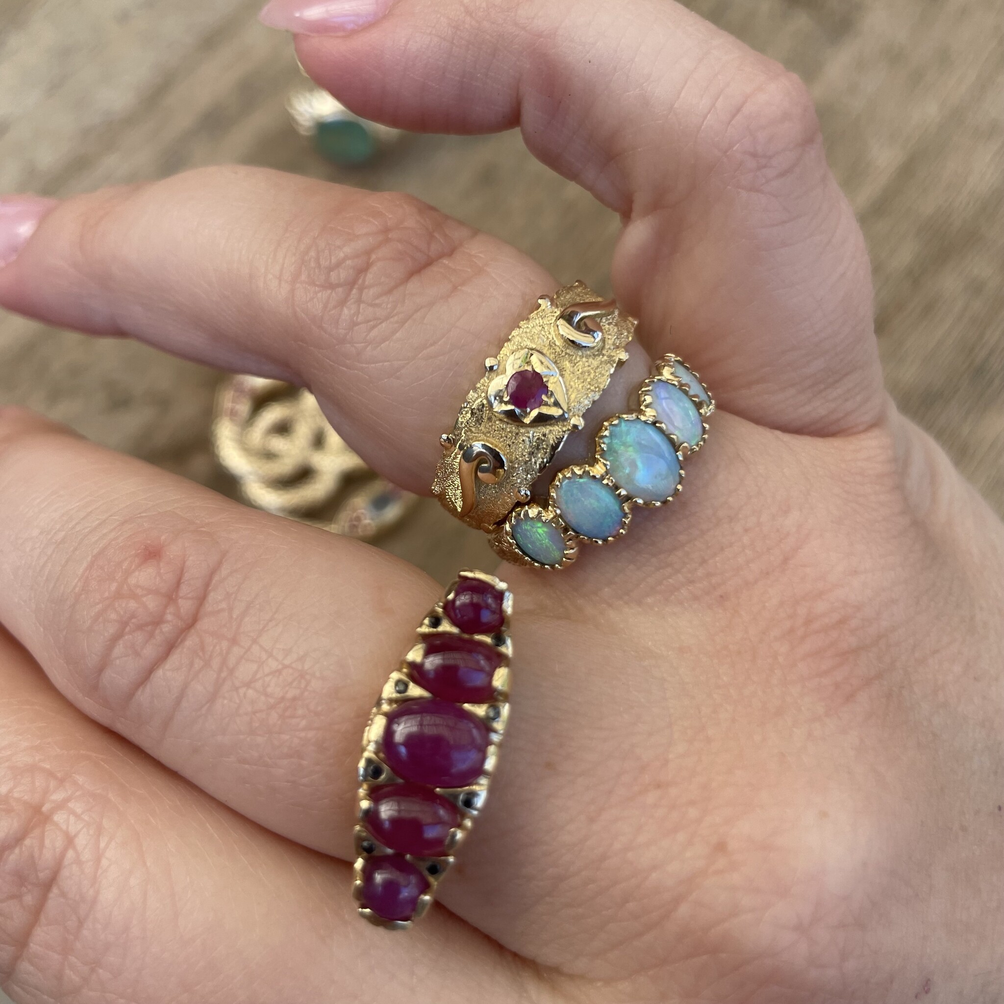 Grote hart zegelring