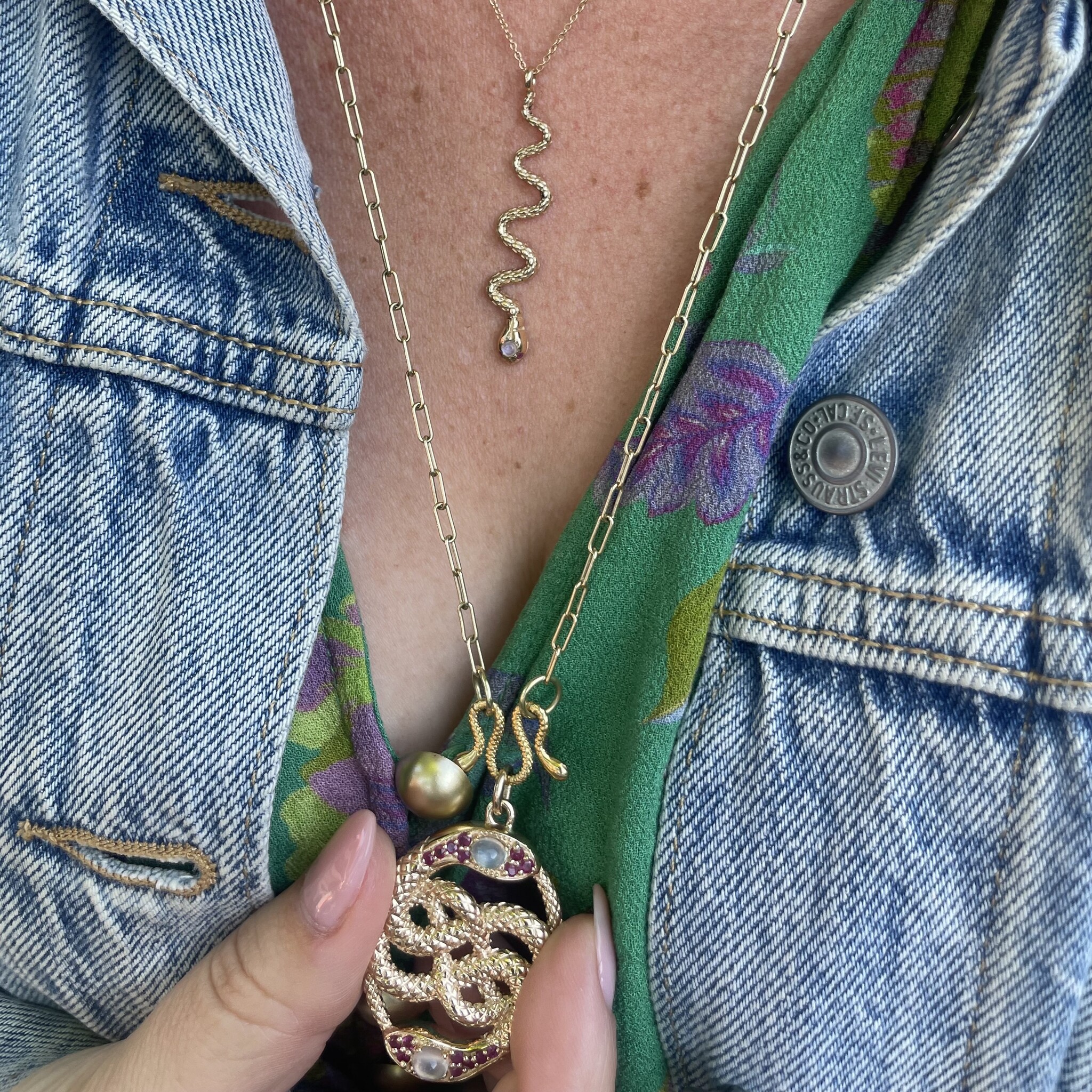 Robijn maansteen slang