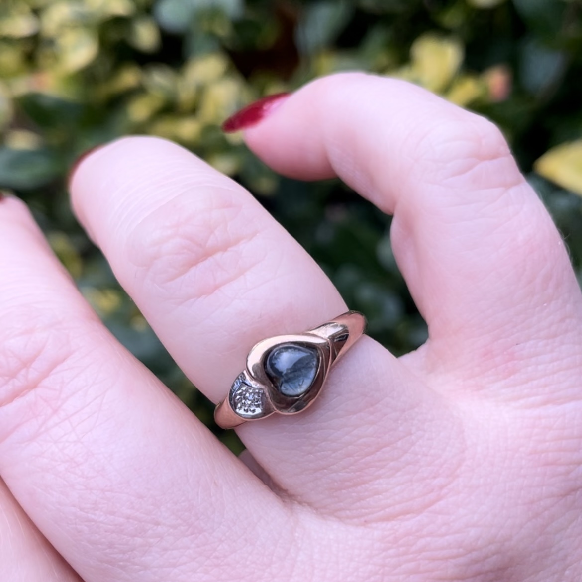 saffier hart diamant