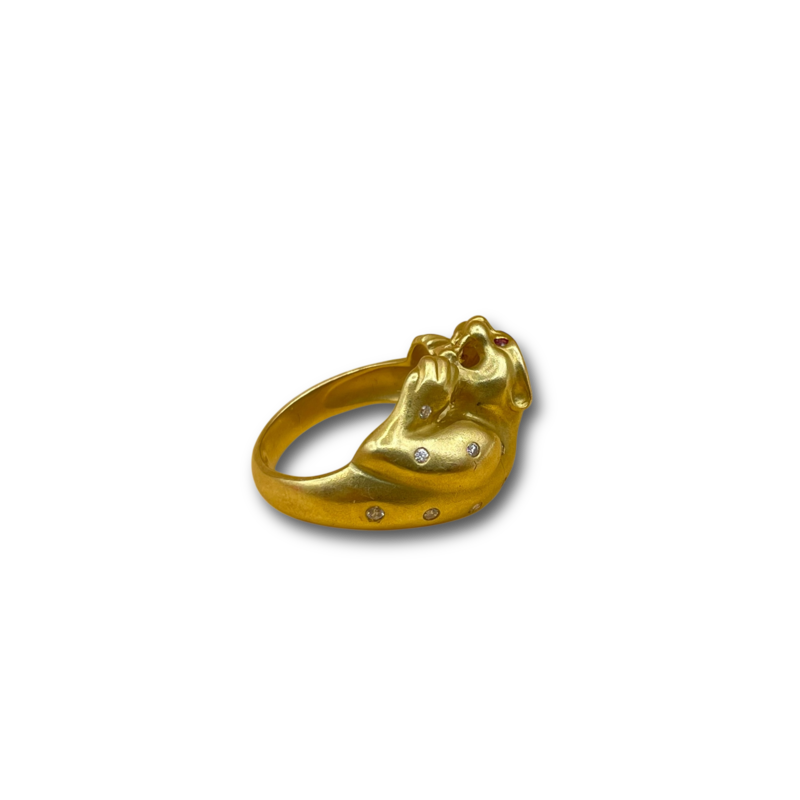 Panter robijn diamant