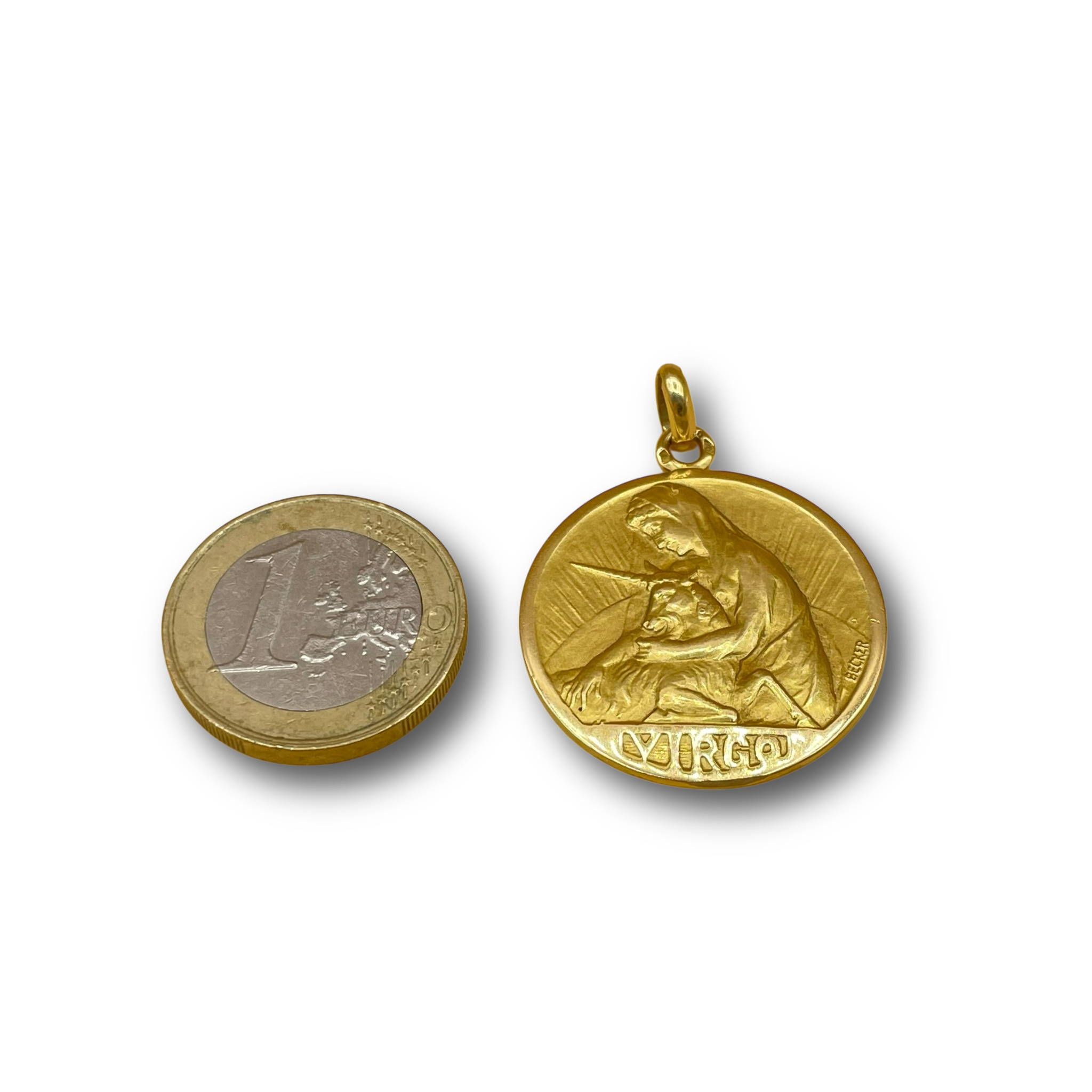 Maagd sterrenbeeld munt antiek