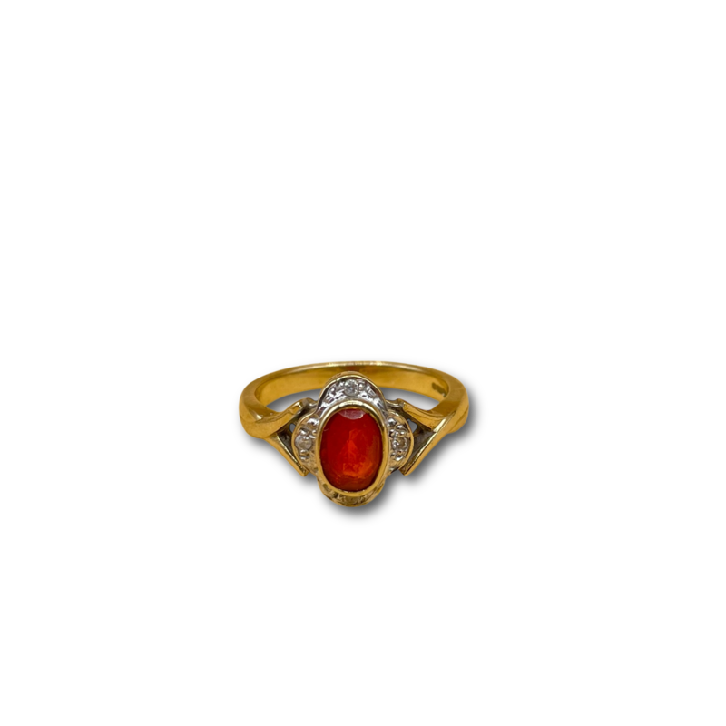 Vuur opaal diamant