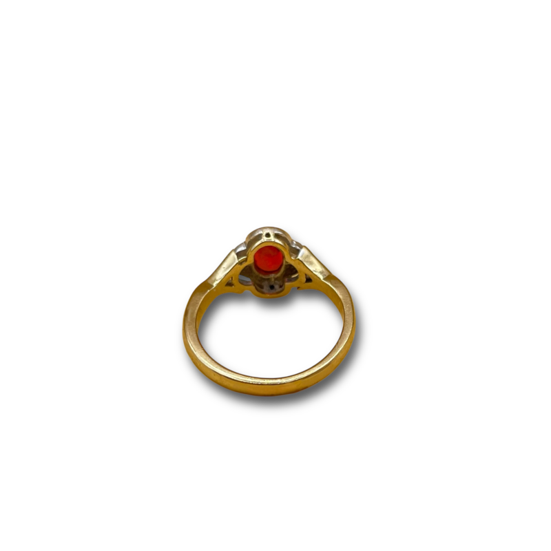 Vuur opaal diamant