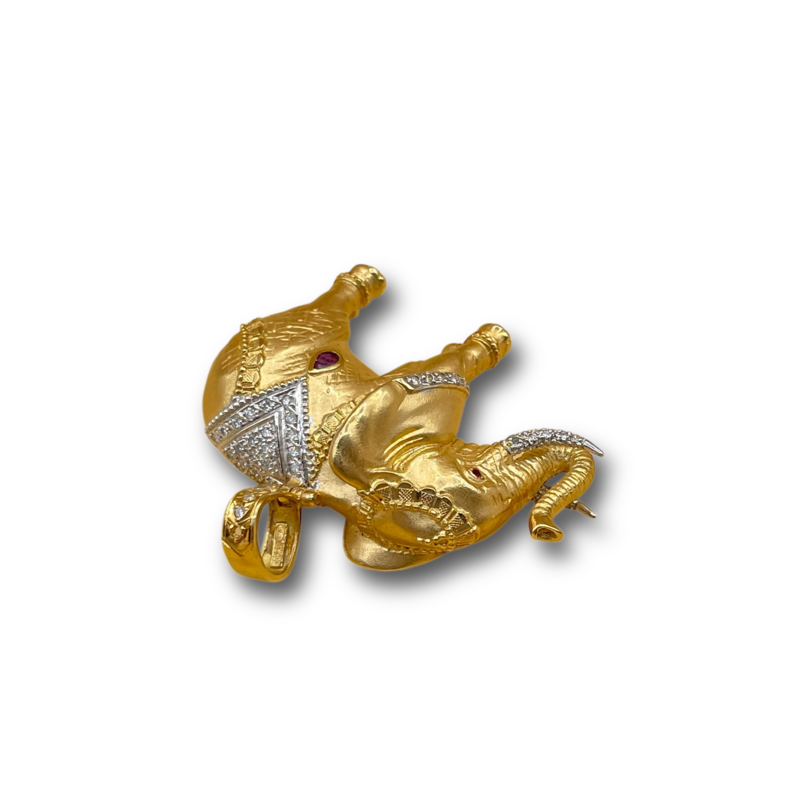 Olifant robijn diamant