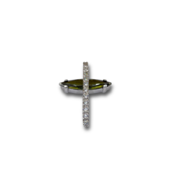 Cross tourmaline cz