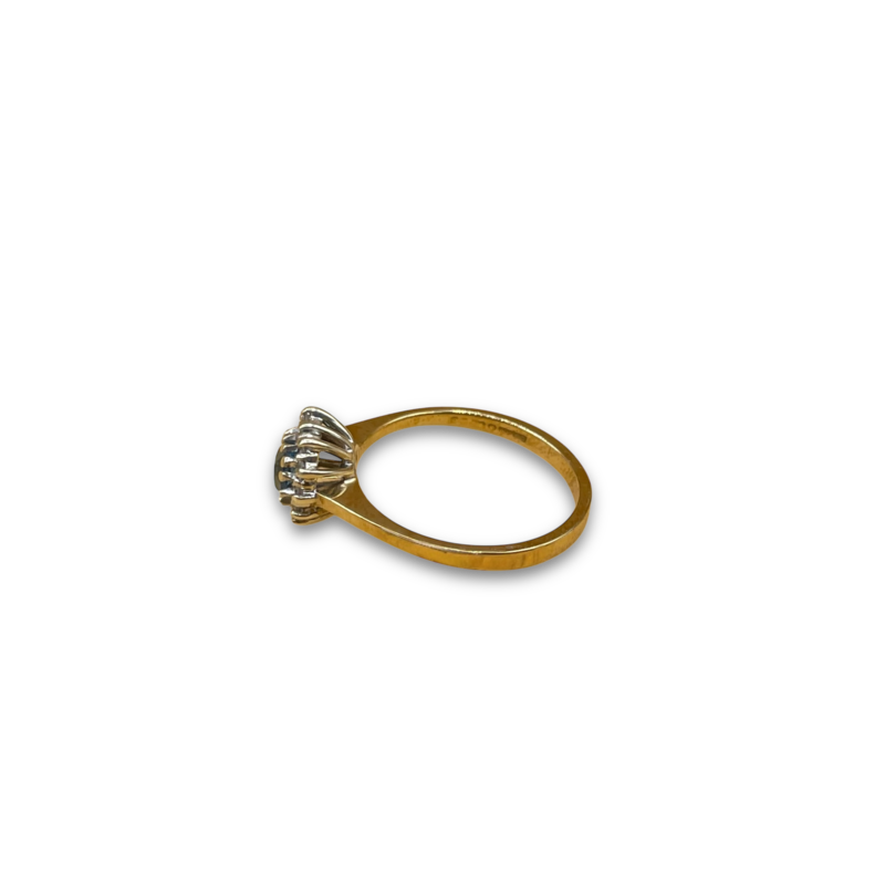 Hart diamant blauwe topaas