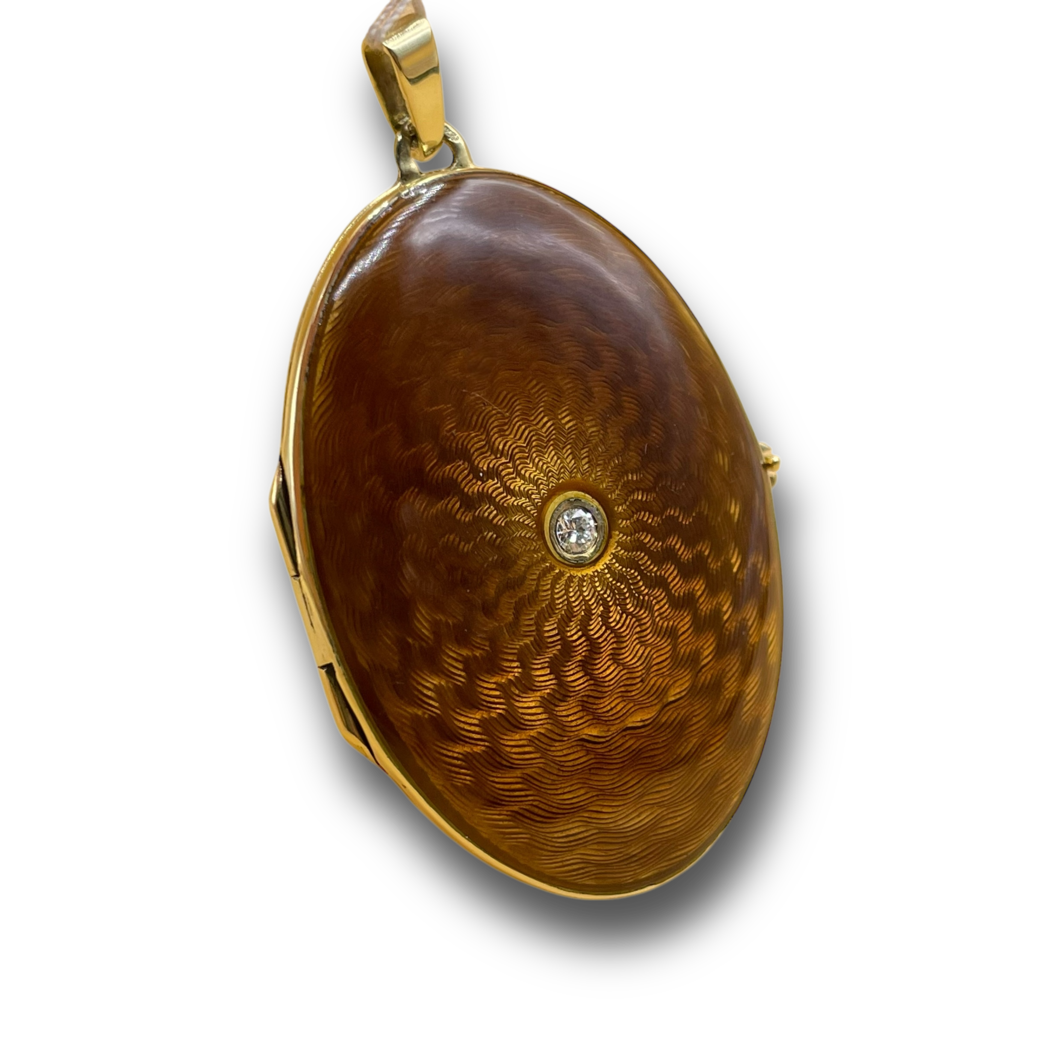 Medallion emaille diamant