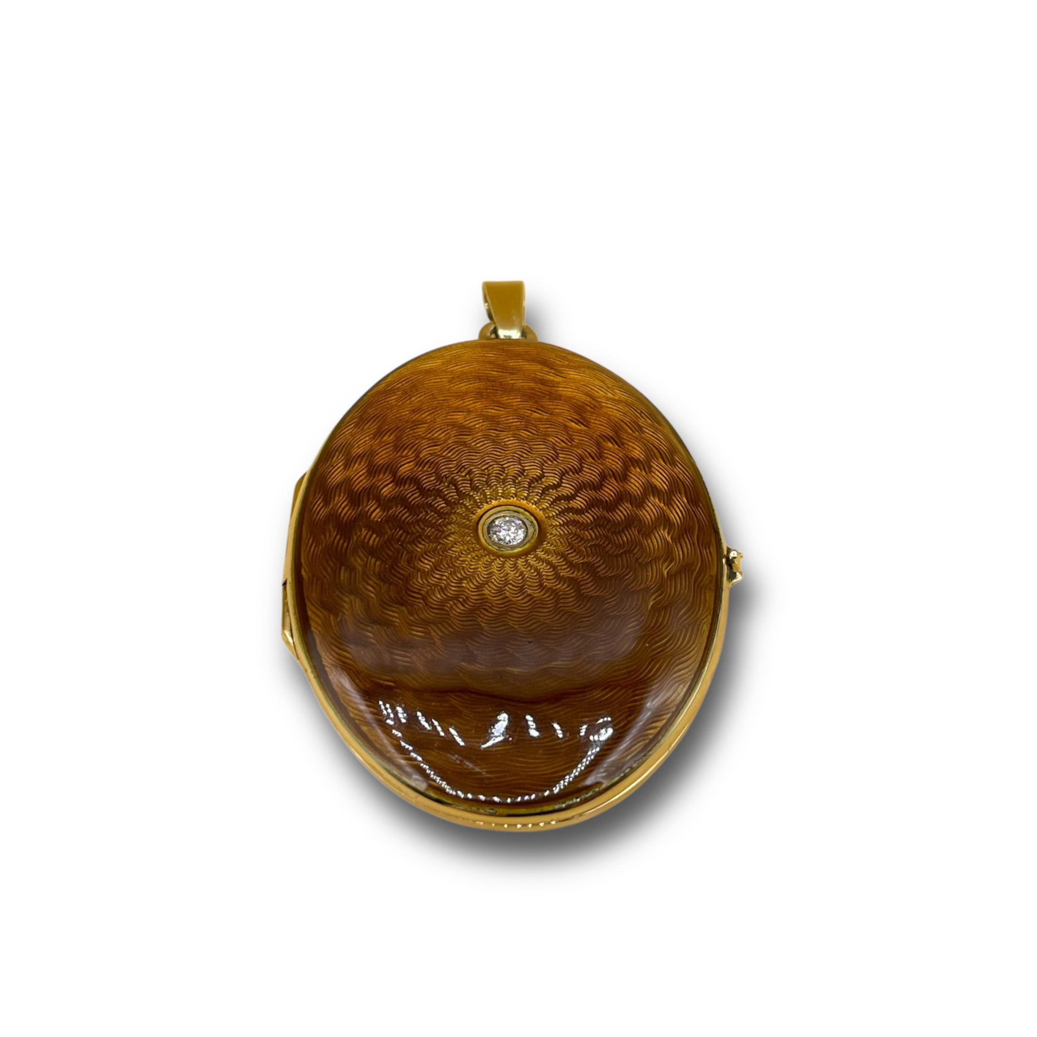 Medallion emaille diamant