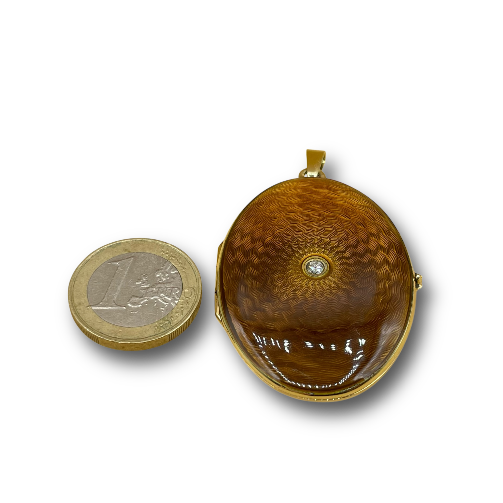 Medallion emaille diamant