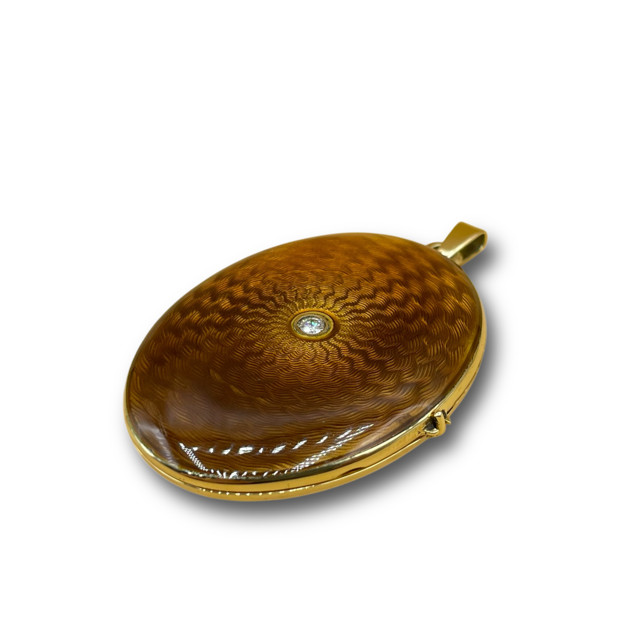 Medallion emaille diamant