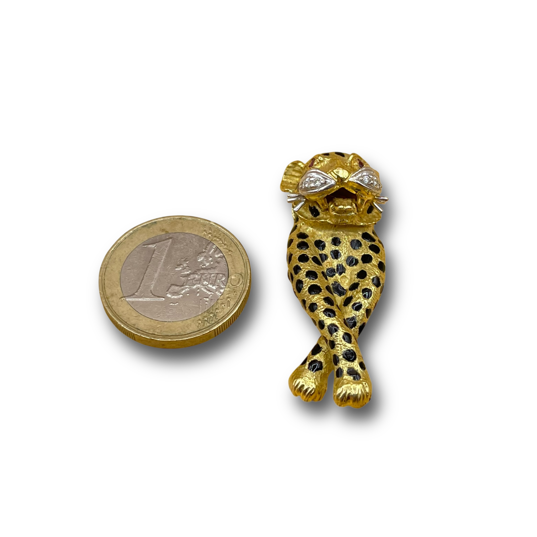 Panter diamant robijn