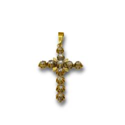Cross antique .50ct diamond