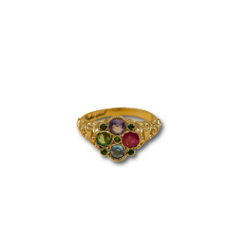 Ruby tanzanite topaz emerald