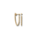 Touw oorbel