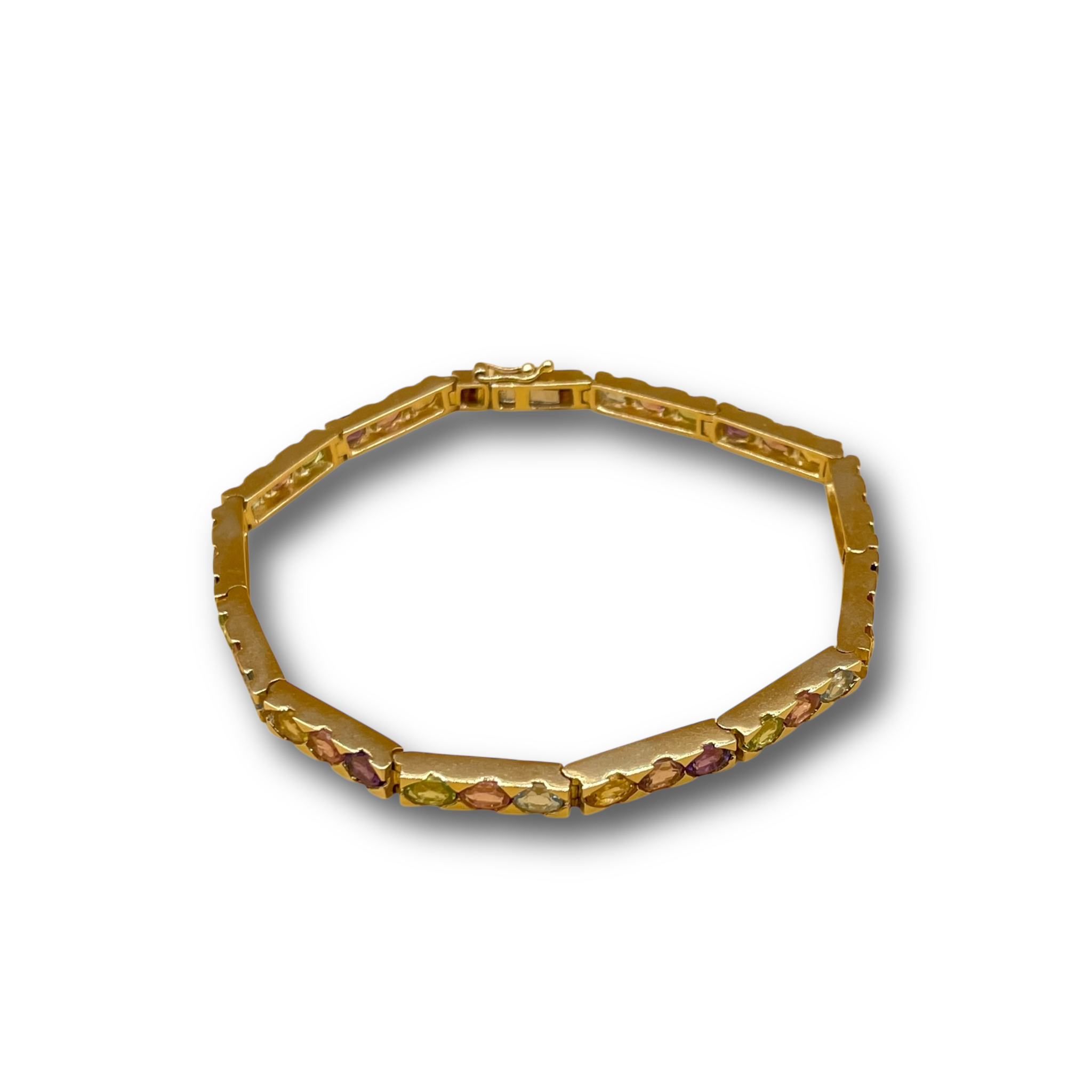 Armband toermalijn regenboog