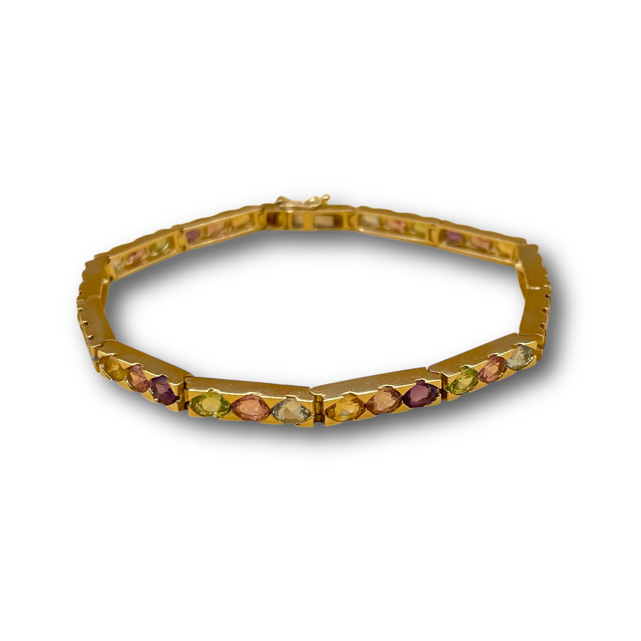 Armband toermalijn regenboog