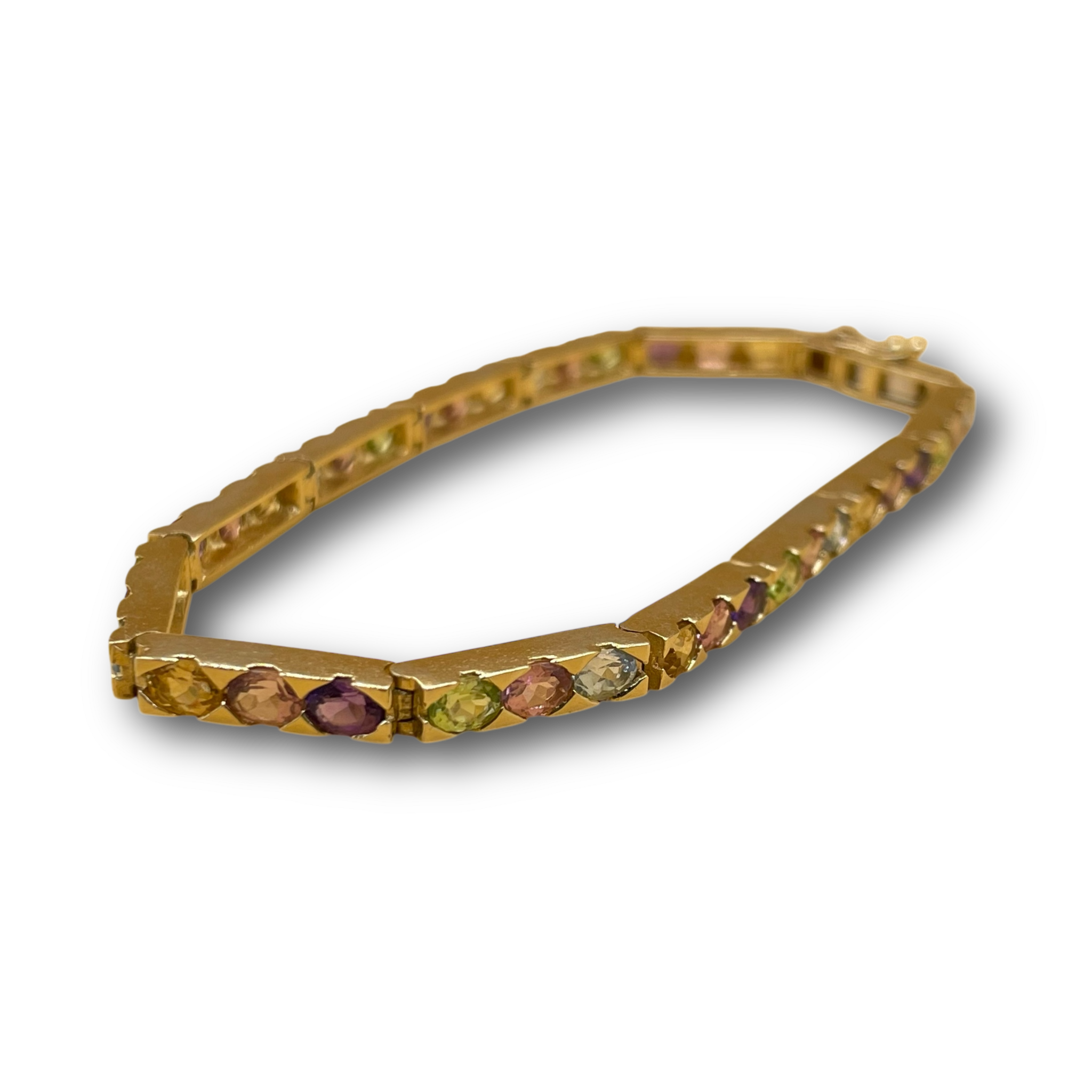 Armband toermalijn regenboog