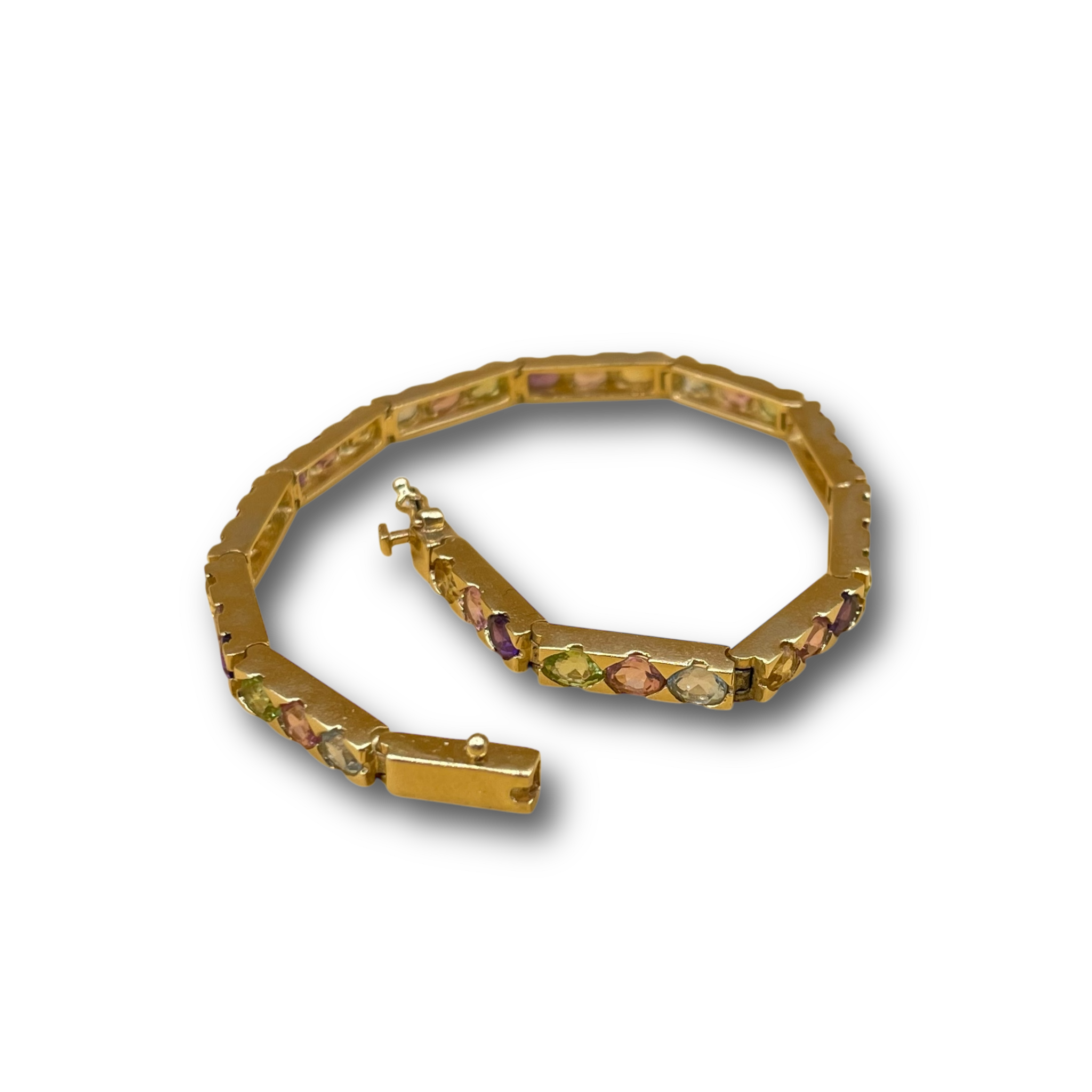 Armband toermalijn regenboog