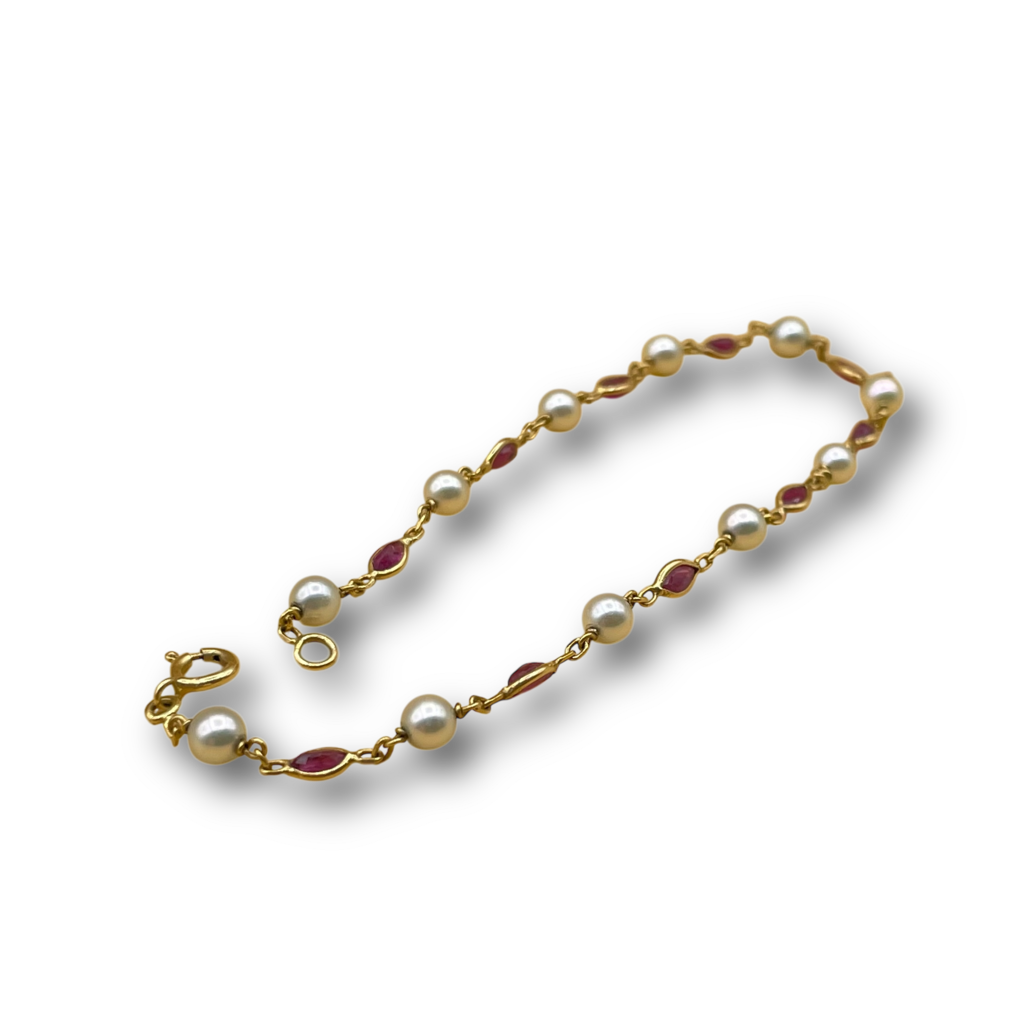 parel robijn arrmband