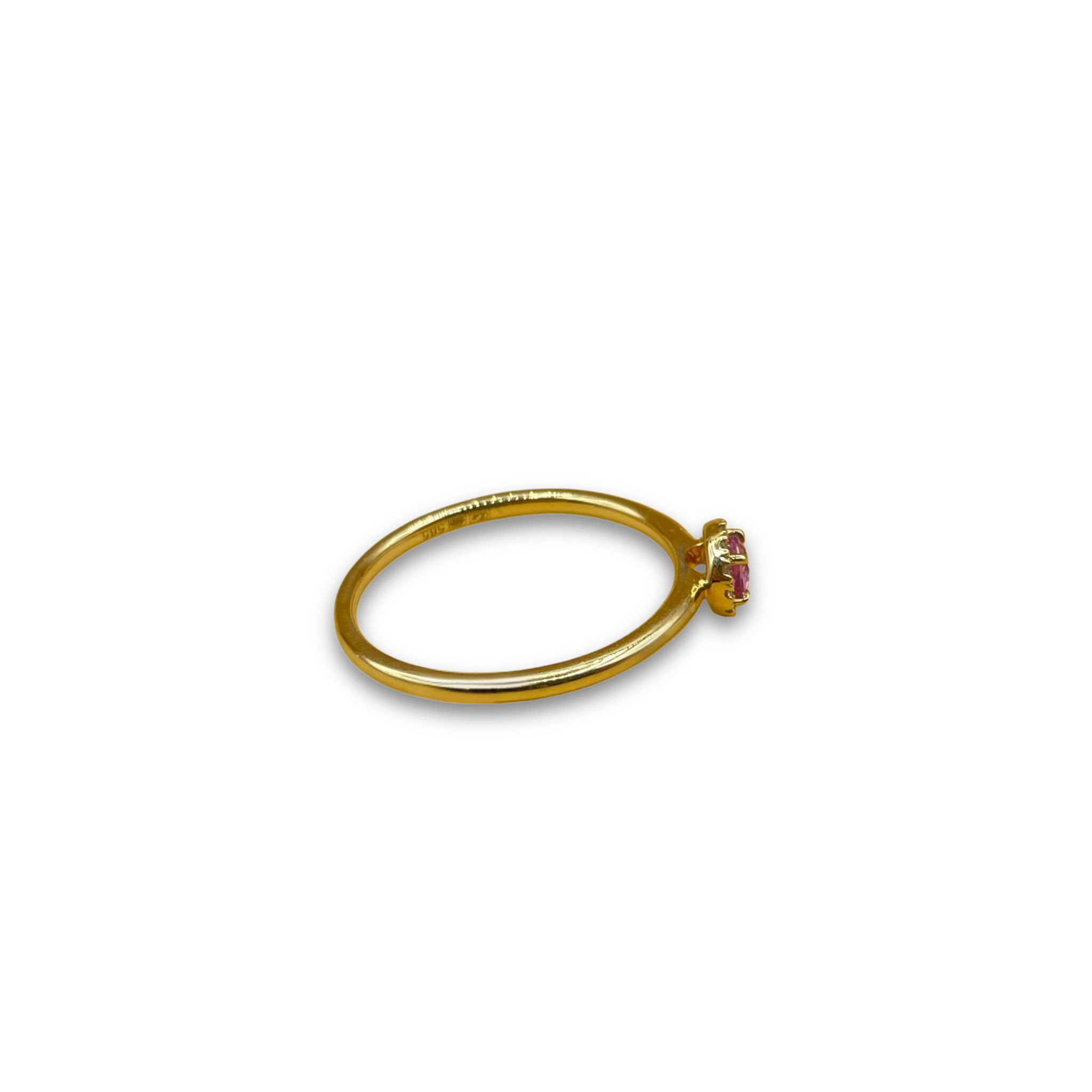 Roze saffier diamant