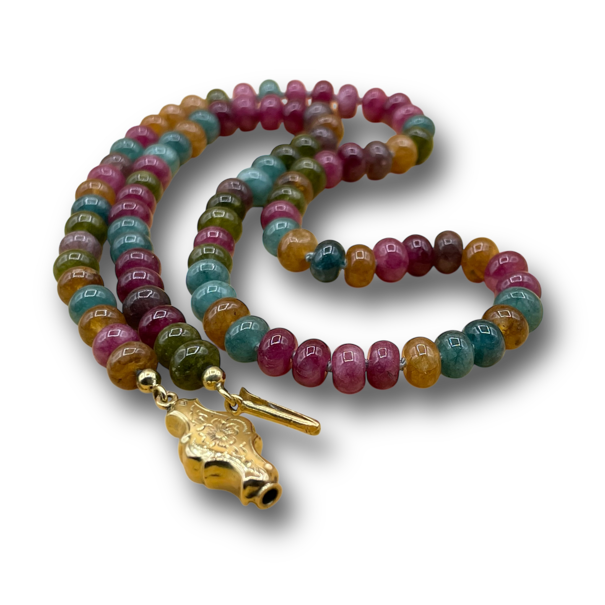 Toermalijn ketting antiek