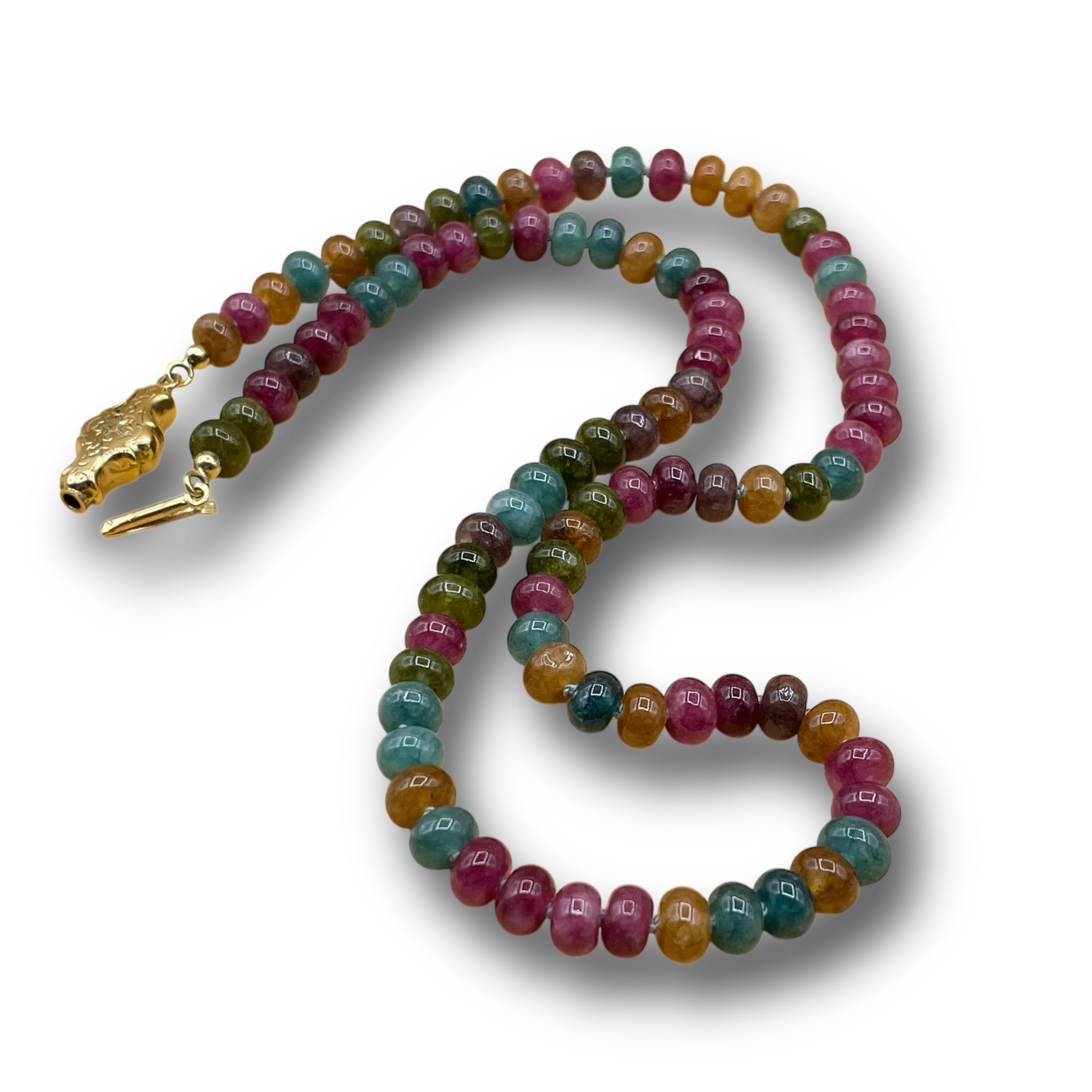 Toermalijn ketting antiek