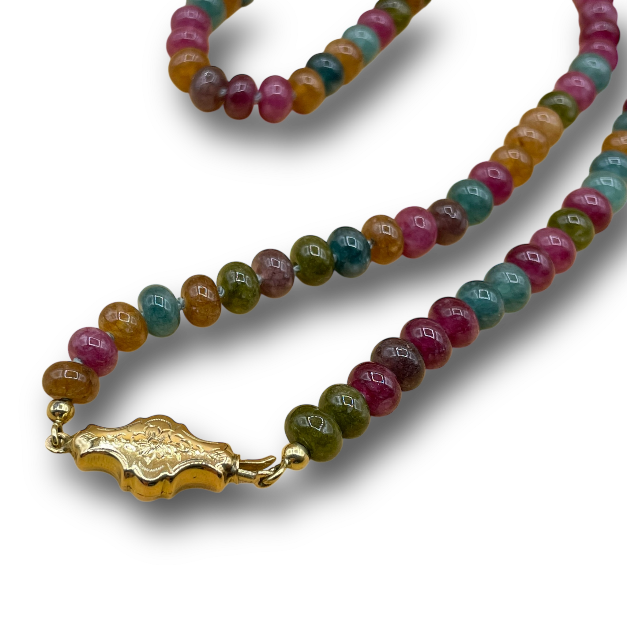 Toermalijn ketting antiek