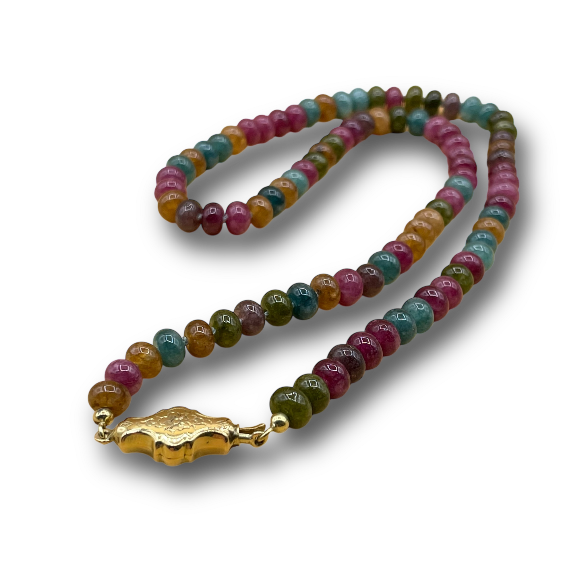 Toermalijn ketting antiek